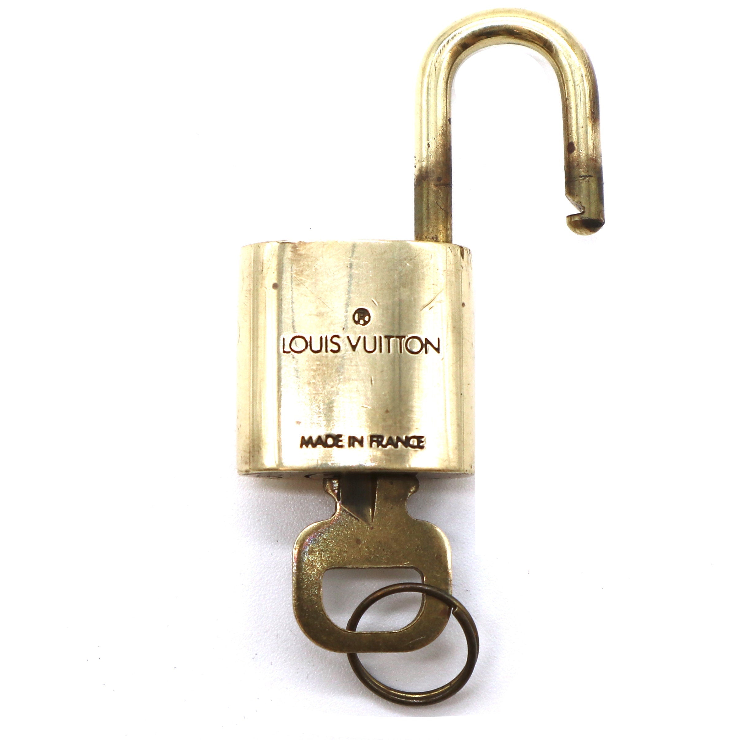 LV Louis Vuitton Brass Padlock With a Key for Speedy/keepall 