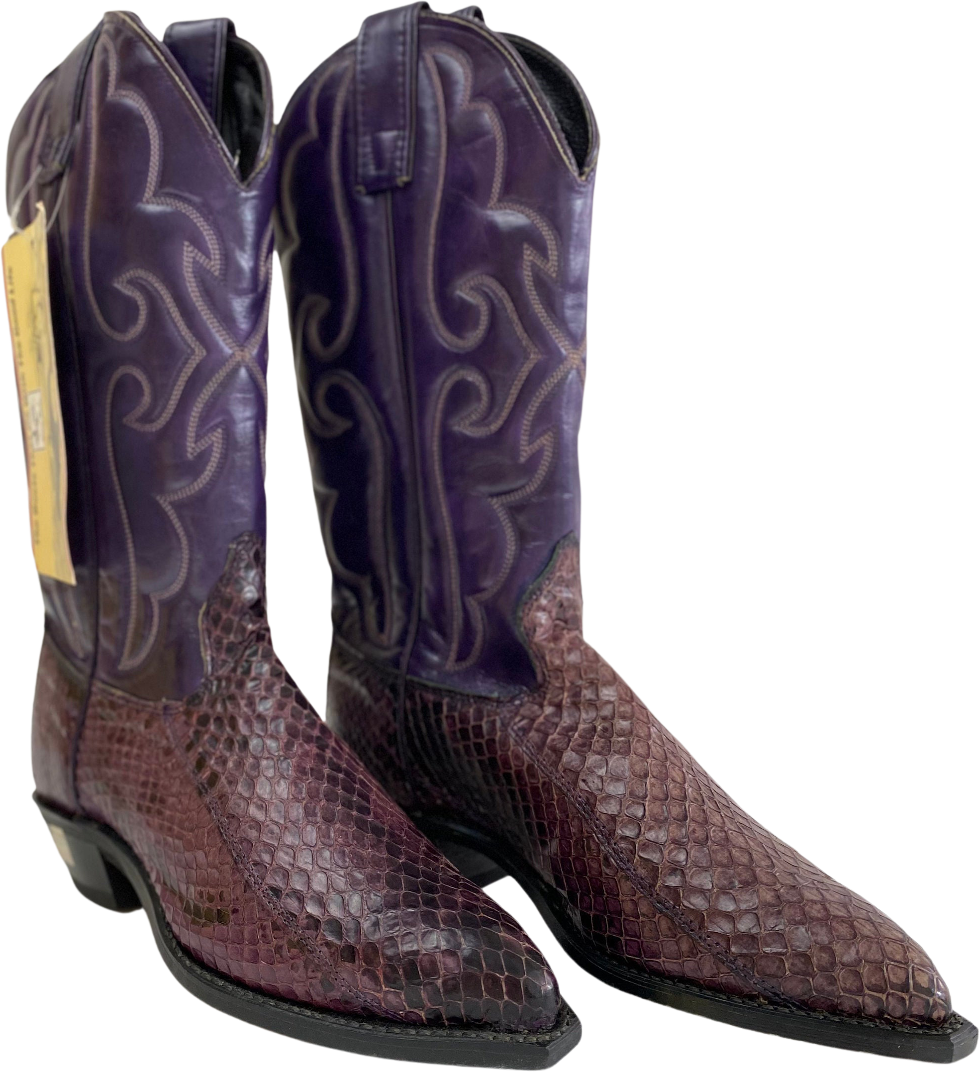 GUCCI Snakeskin Western Boots