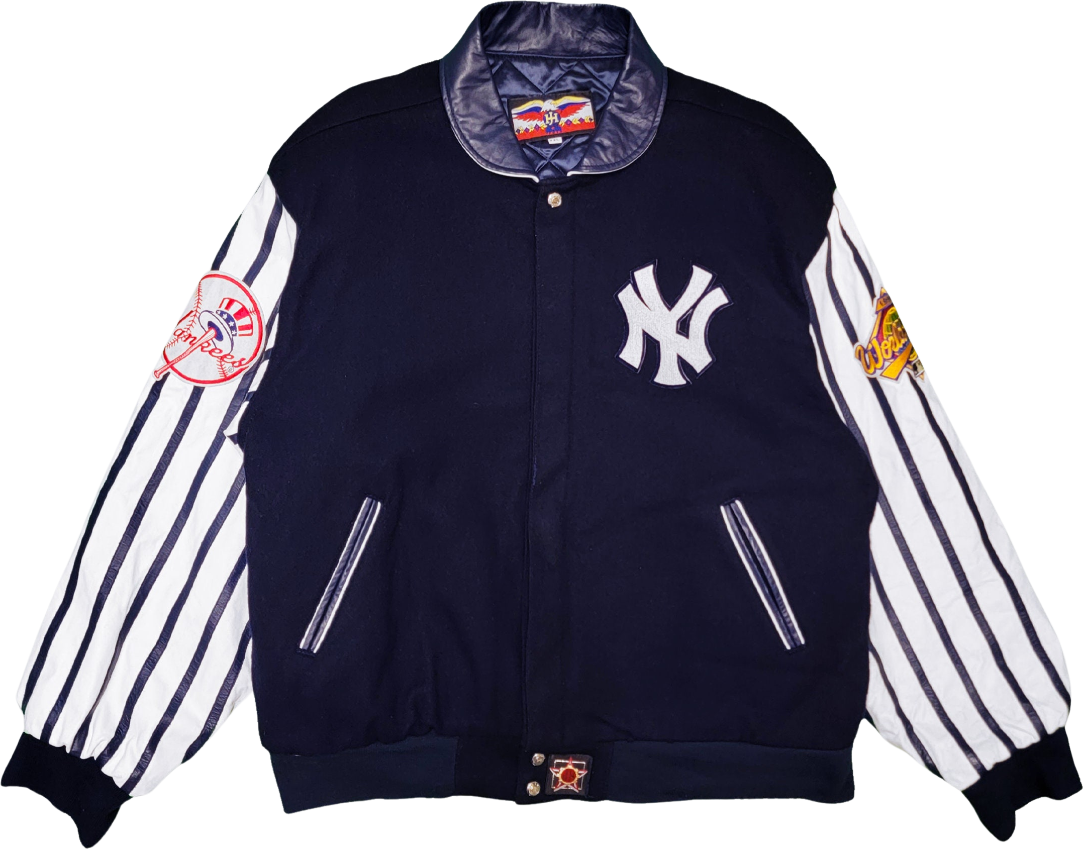 Vintage New York Yankees 90s Jeff Hamilton Varsity Jacket
