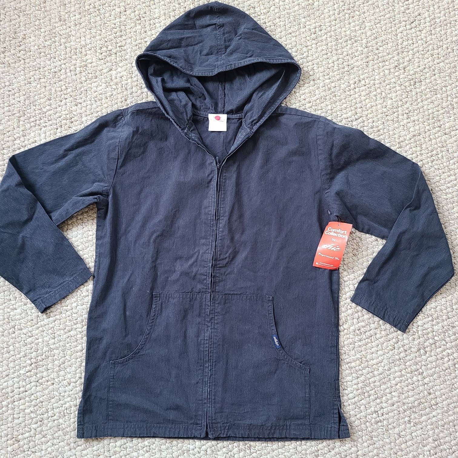 Vintage 80s Dark Blue Hooded Jacket by Vanity Fair | Shop THRILLING