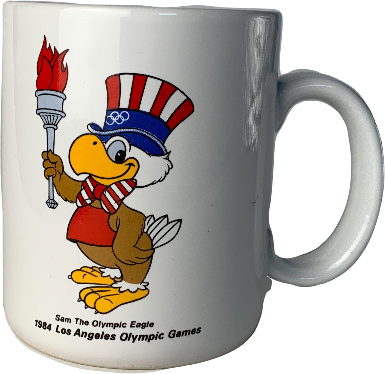 1984 L. A. Olympic Games Sam The Eagle Coffee Mug
