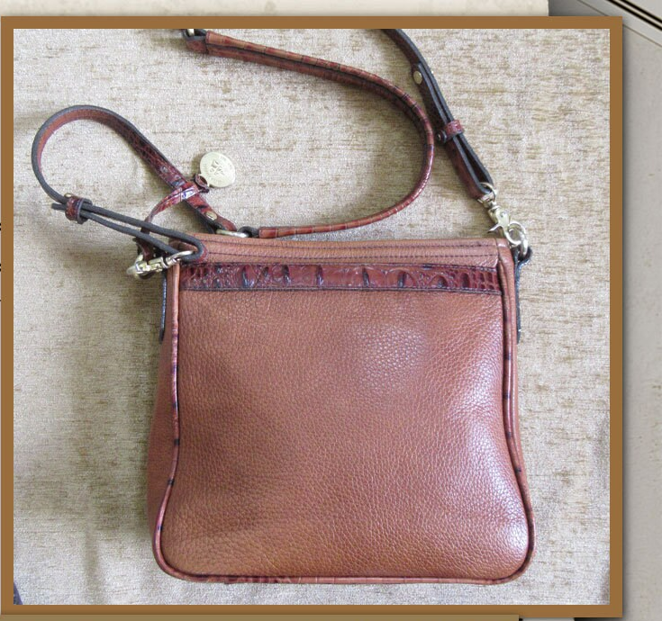 Vintage Brahmin Adjustable Crossbody Bag