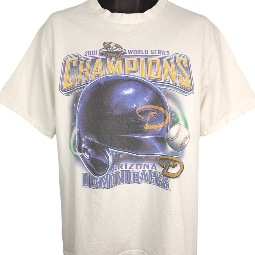 Arizona Diamondbacks T-Shirt Vintage 2001 00s World Series Champions M