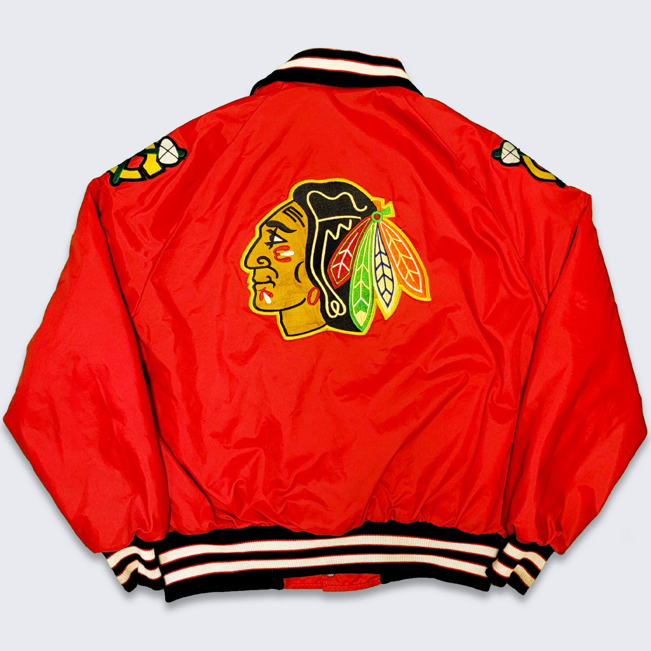 90s Vintage Chicago Blackhawks Starter Jacket Size XXL