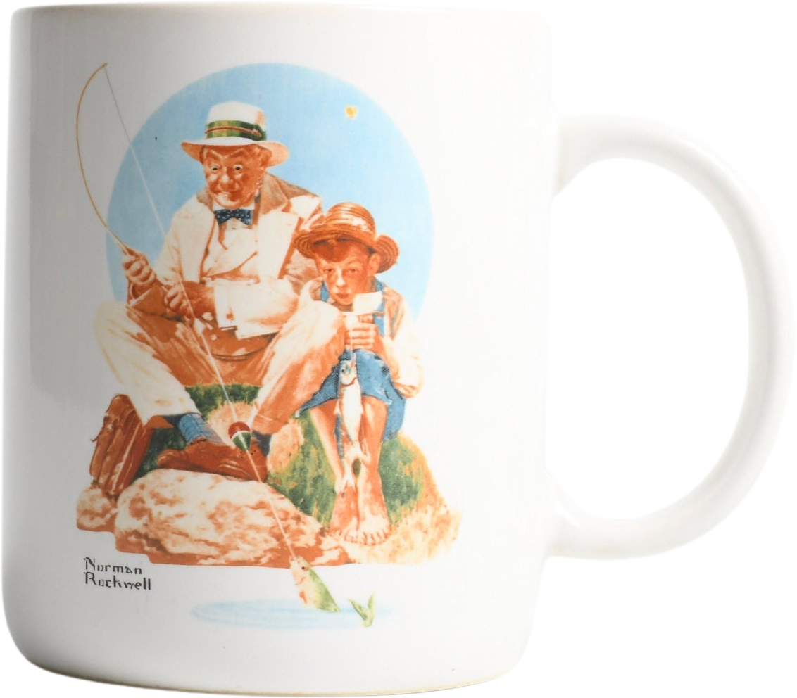 Vintage 80s Norman Rockwell Mug | Shop THRILLING