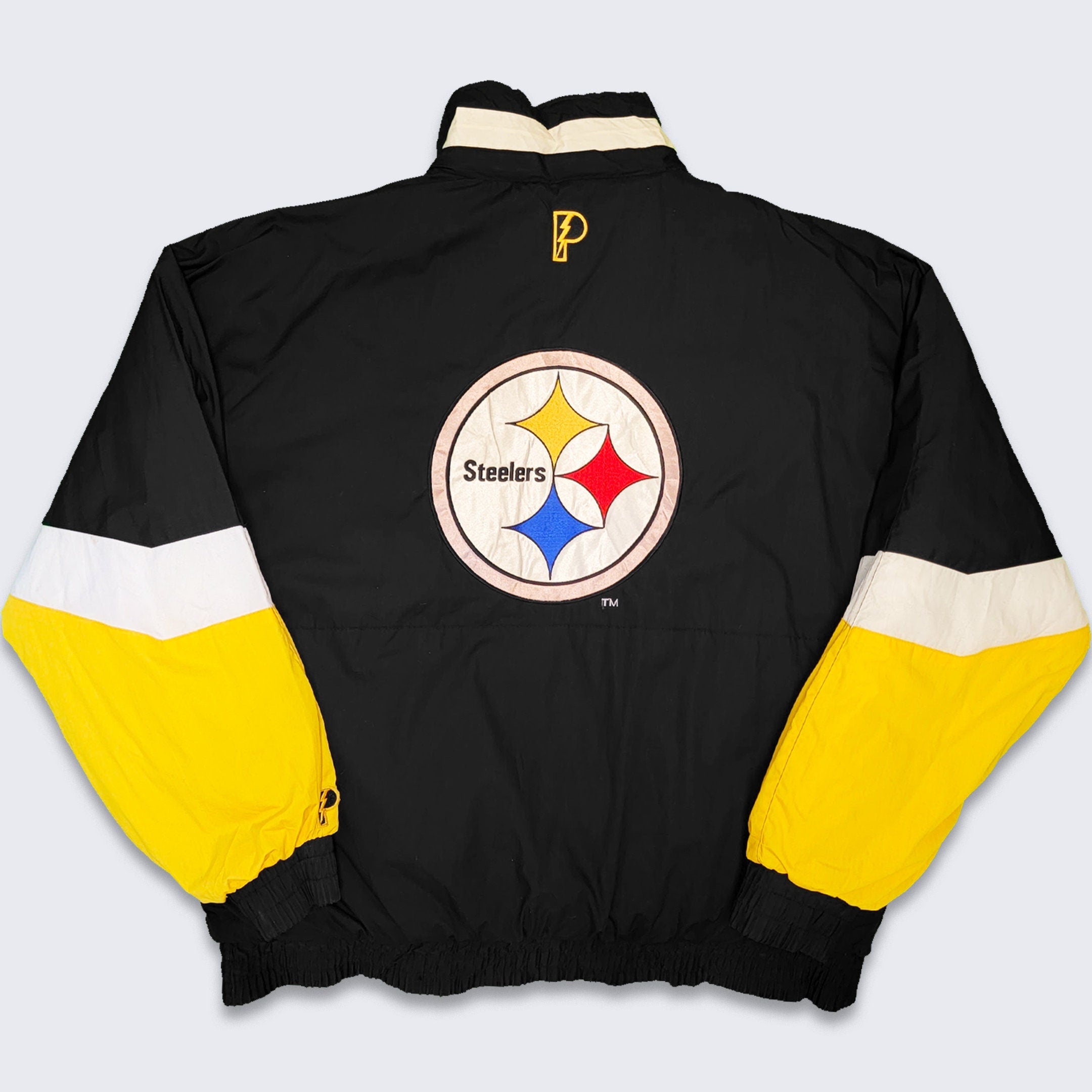 90s Pittsburgh Steelers Reversible Pro Player Jacket - Men's XL