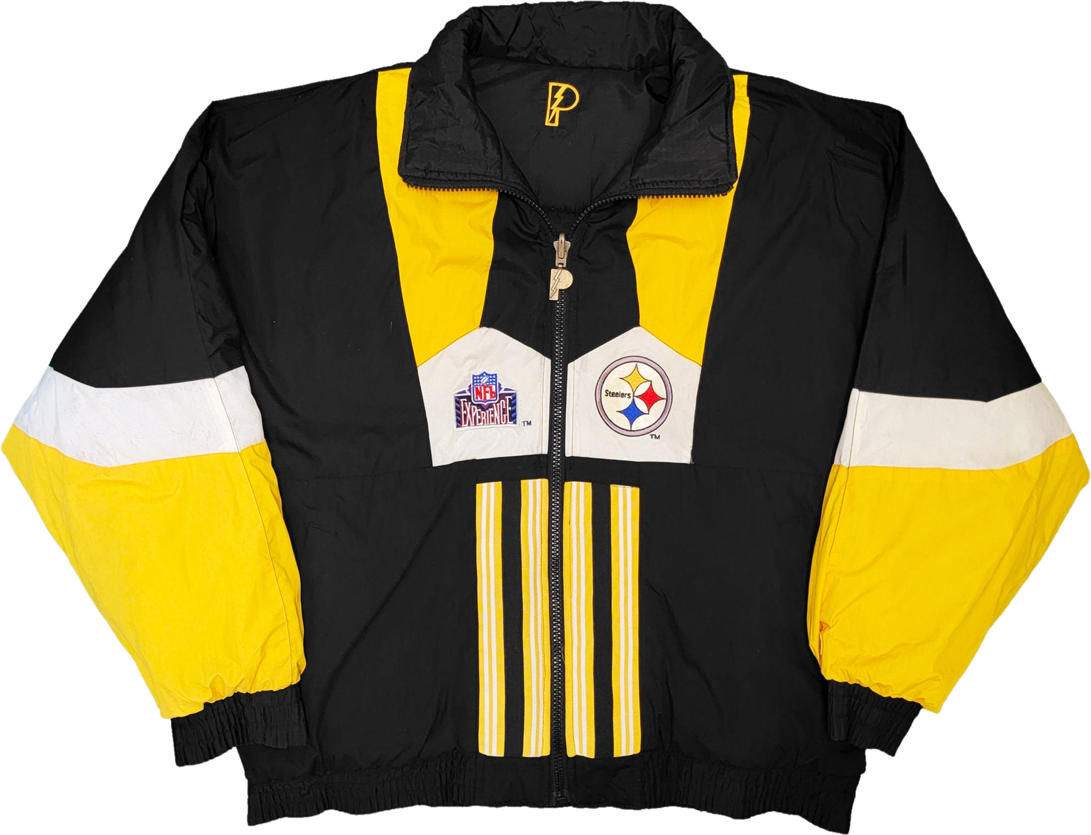 Pittsburgh Steelers Vintage 90s Pro Player Reversible Jacket Black and  Yellow Heavy Puffer Coat