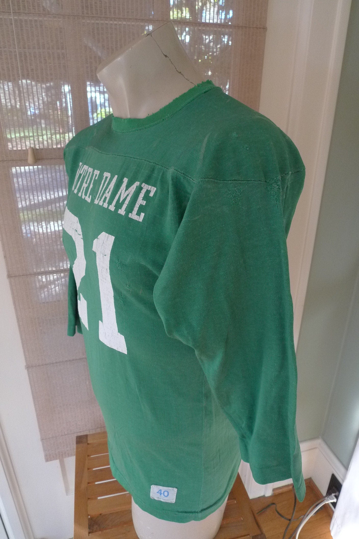 Size M (40) ** 1964 Notre Dame Fighting Irish newest Football Jersey (Double Sided) (AS IS)