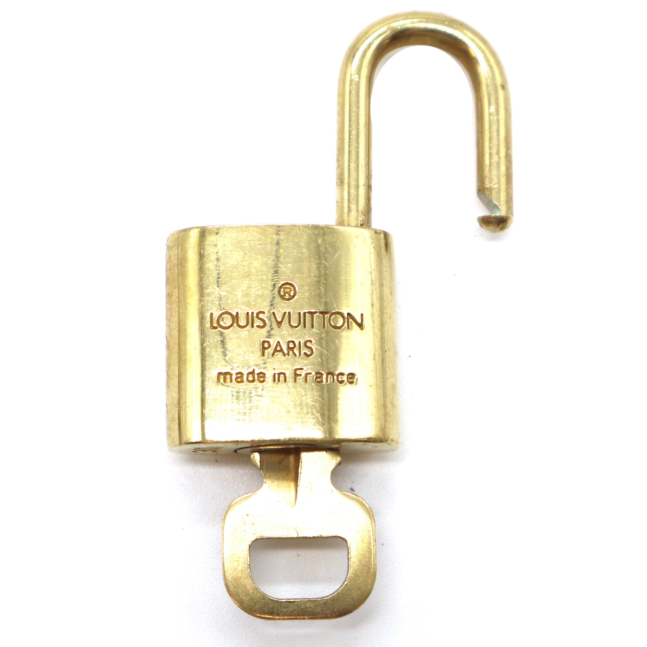 Vintage Louis Vuitton Gold Lock Keepall Speedy Alma Brass and 2
