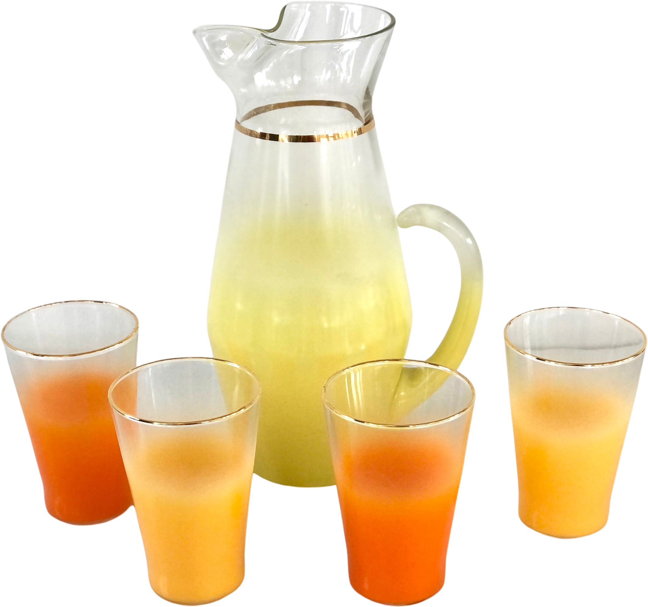 Orange Juice In Glass And Jug