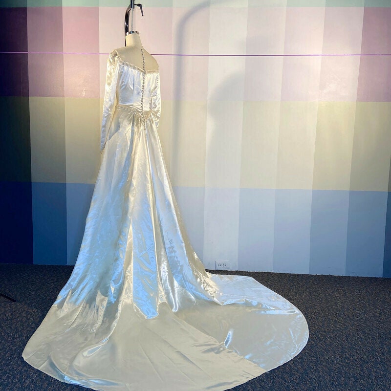 Liquid Satin Wedding Dress