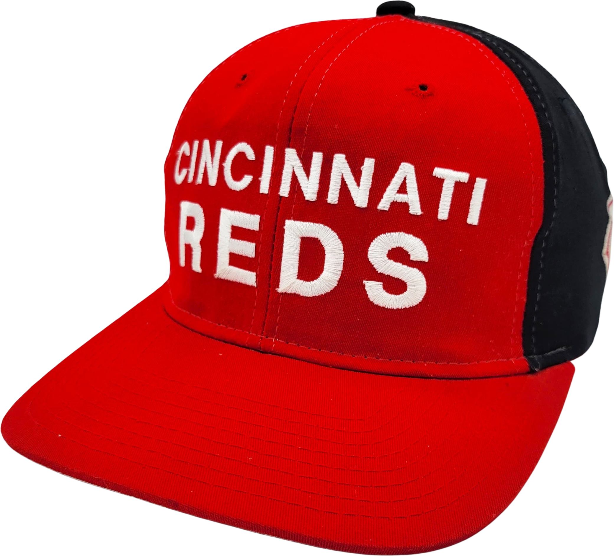 90's Cincinnati Reds Snapback Baseball Cap Hat Genuine MLB 