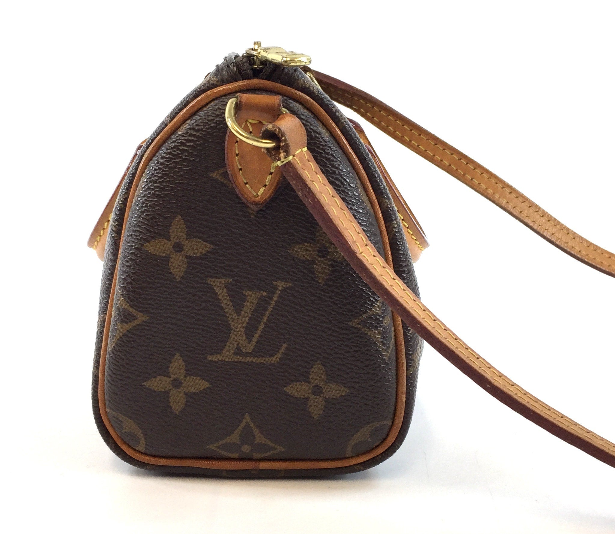 Louis Vuitton Bandoulière Speedy Rare With Strap Mini Nano Two 