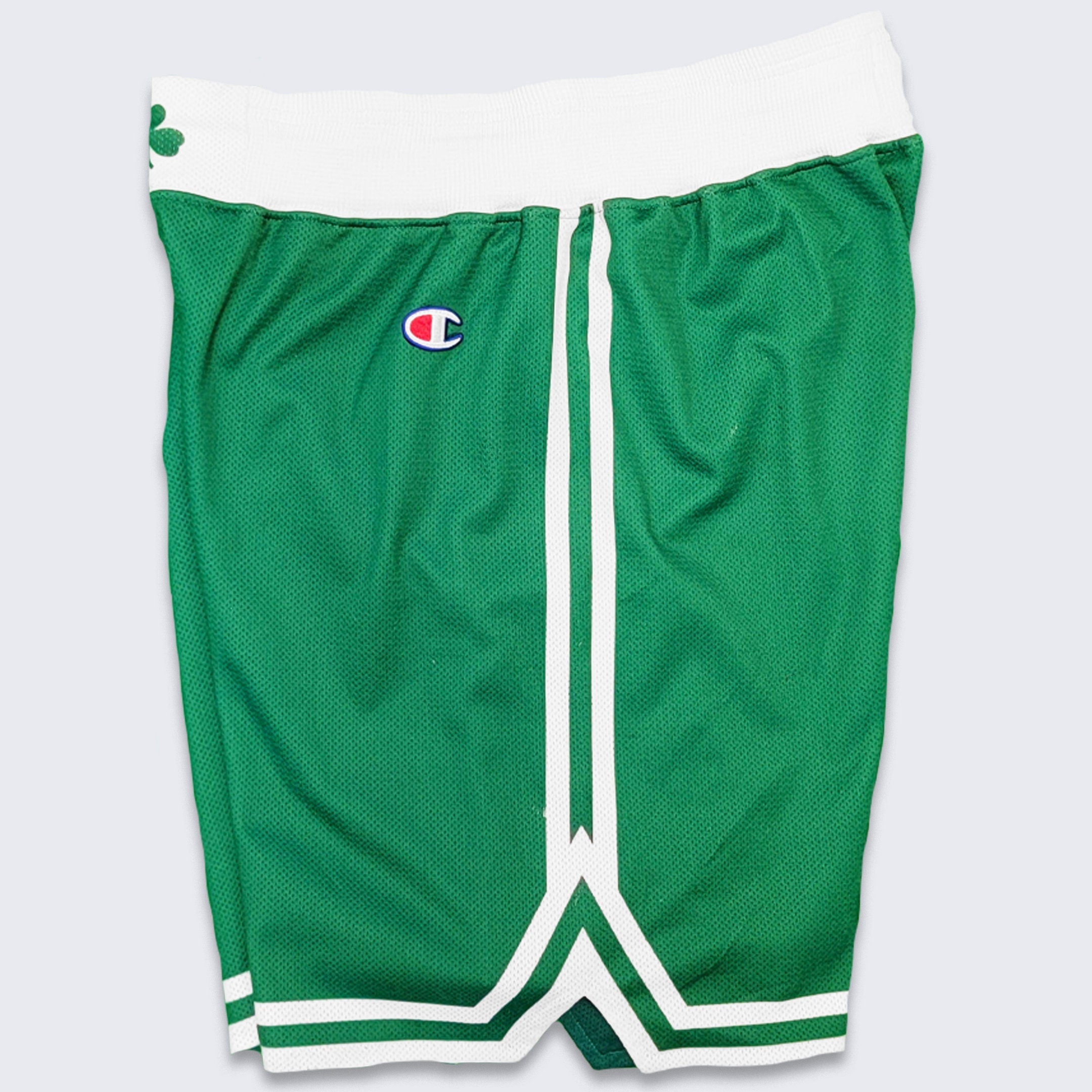 Vintage Nike Basketball Shorts Mens Large Celtics Colors Drawstring Elastic Logo