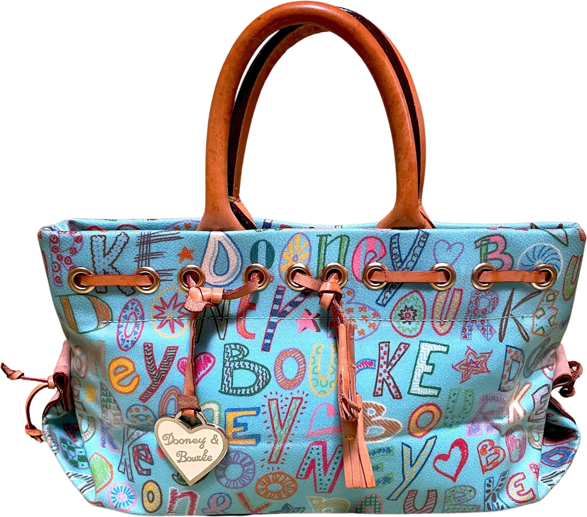 Vintage DOONEY & BOURKE ~Charms~ GO2 TOTE BAG NWT & Retired