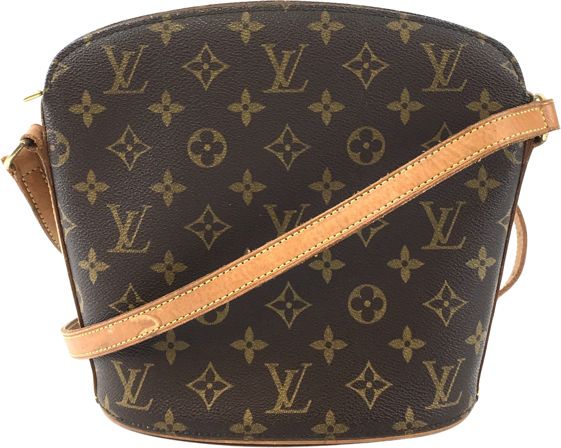 LOUIS VUITTON DROUOT CROSSBODY BAG  21 YEARS OLD VINTAGE BAG 