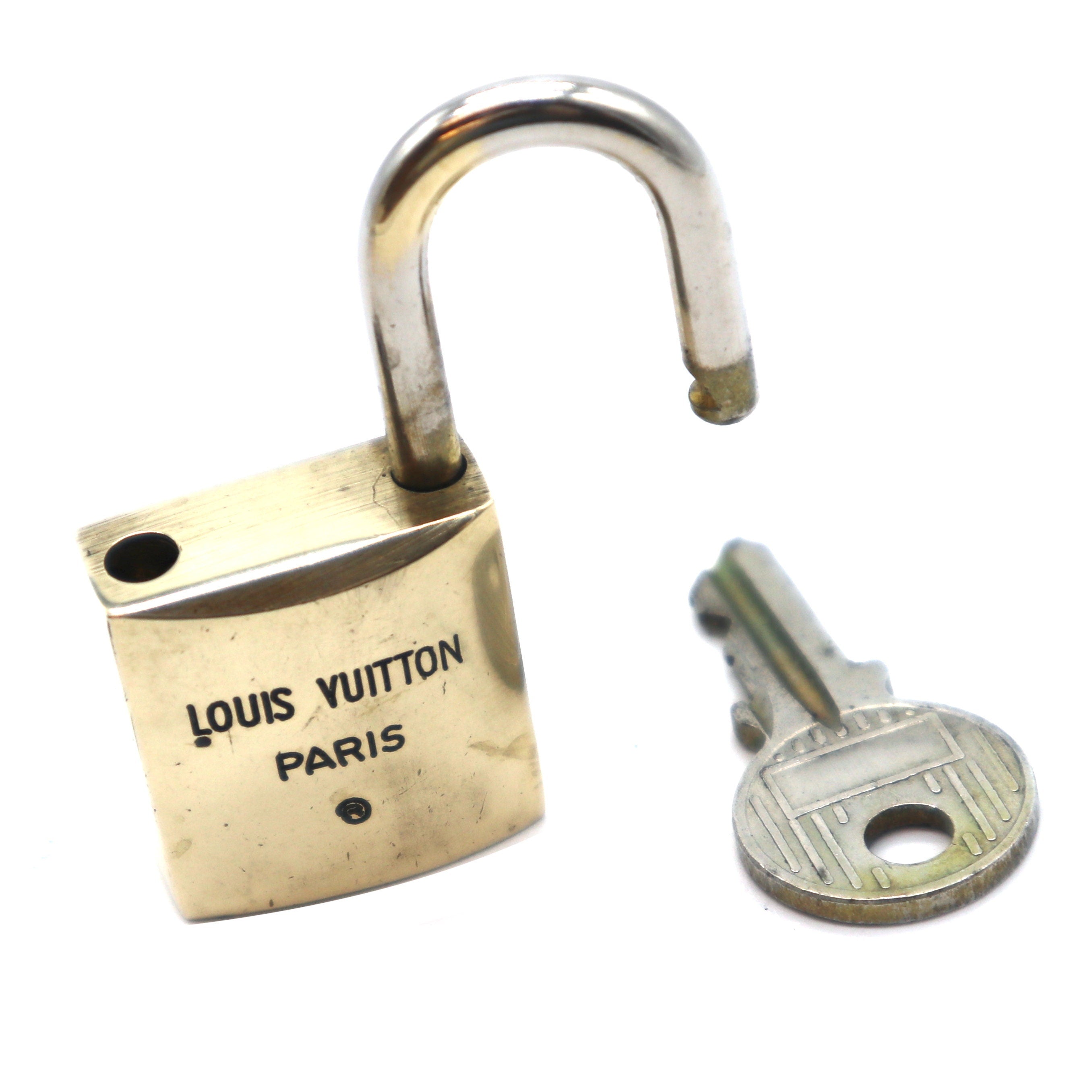vuitton silver lock