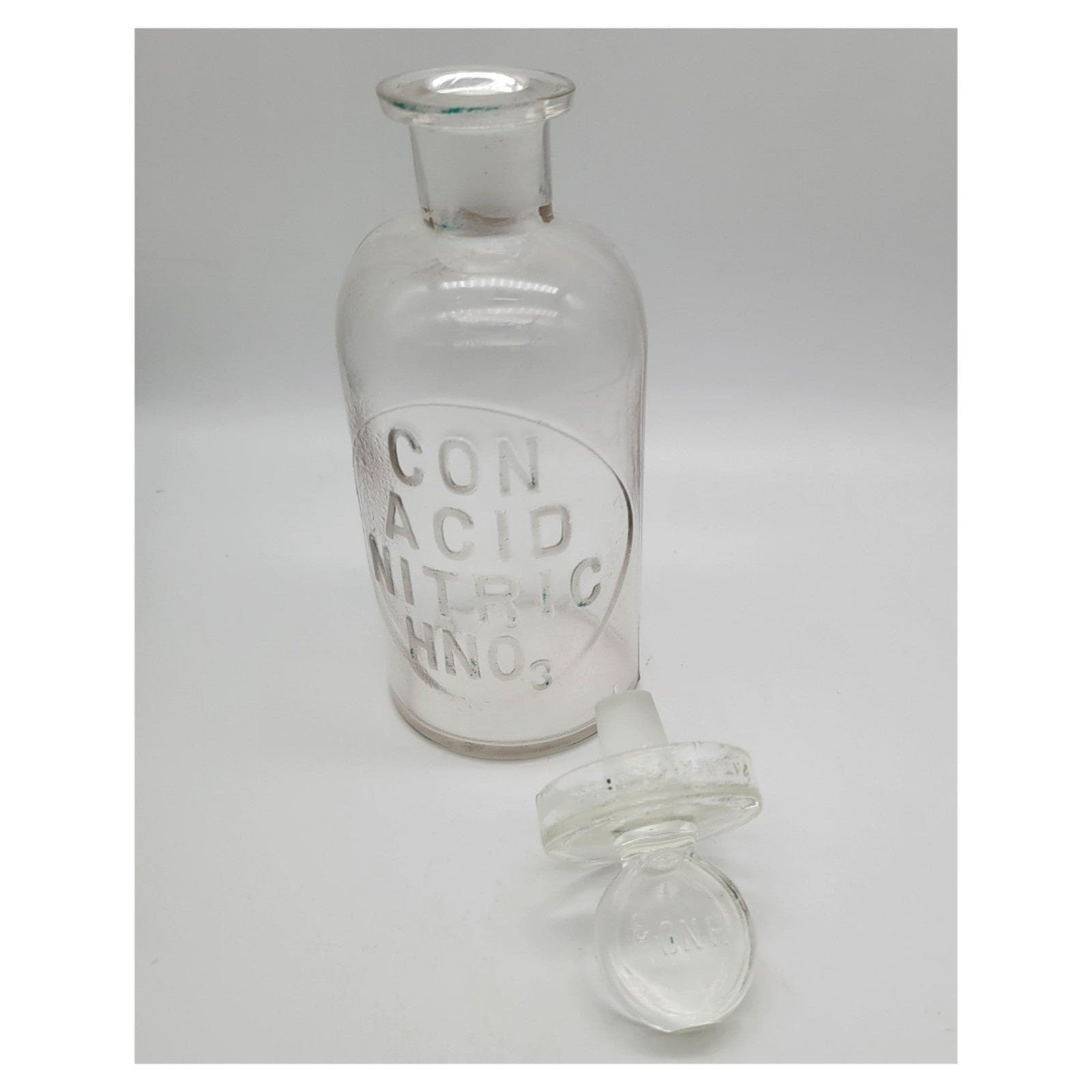 Vintage Concentrated Nitric Acid Glass Bottle Shop THRILLING