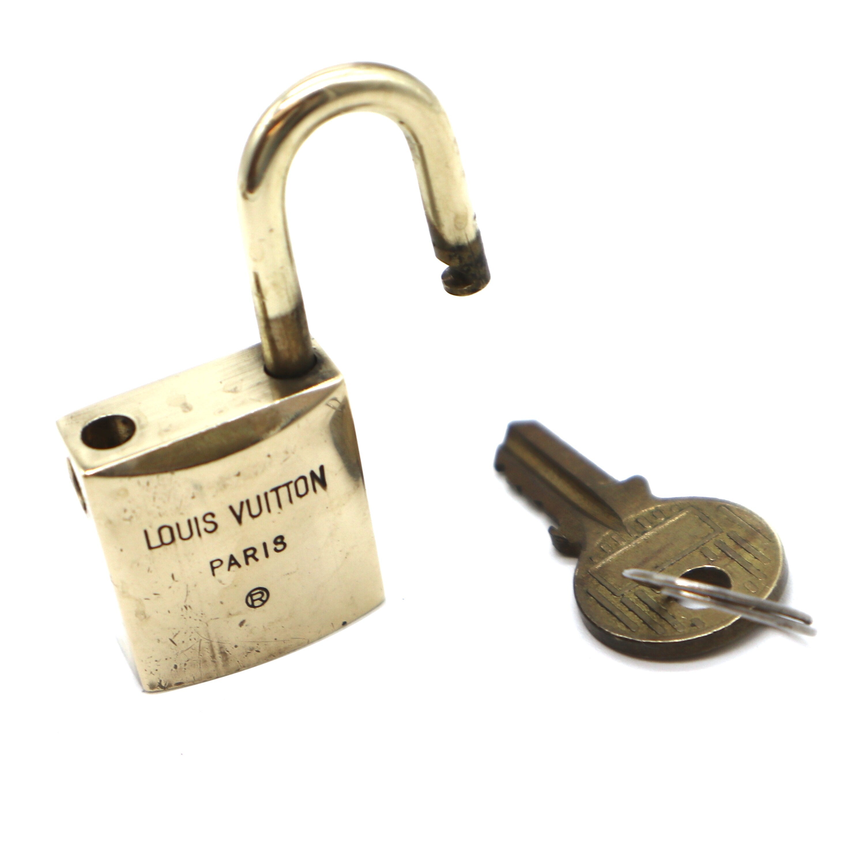 Louis Vuitton Gold Keepall Speedy Alma Tone Brass Lock and Key Set Bag  860120 at 1stDibs