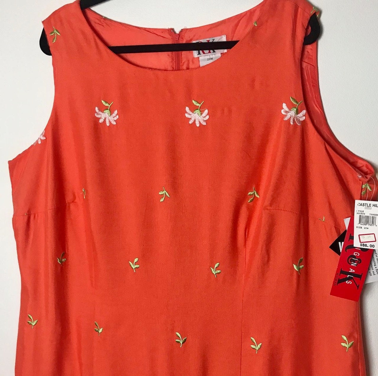 Robe Fourreau Noire Sans Manches R&K Originals - Taille 24W (plus) - Neuve Sans étiquettes