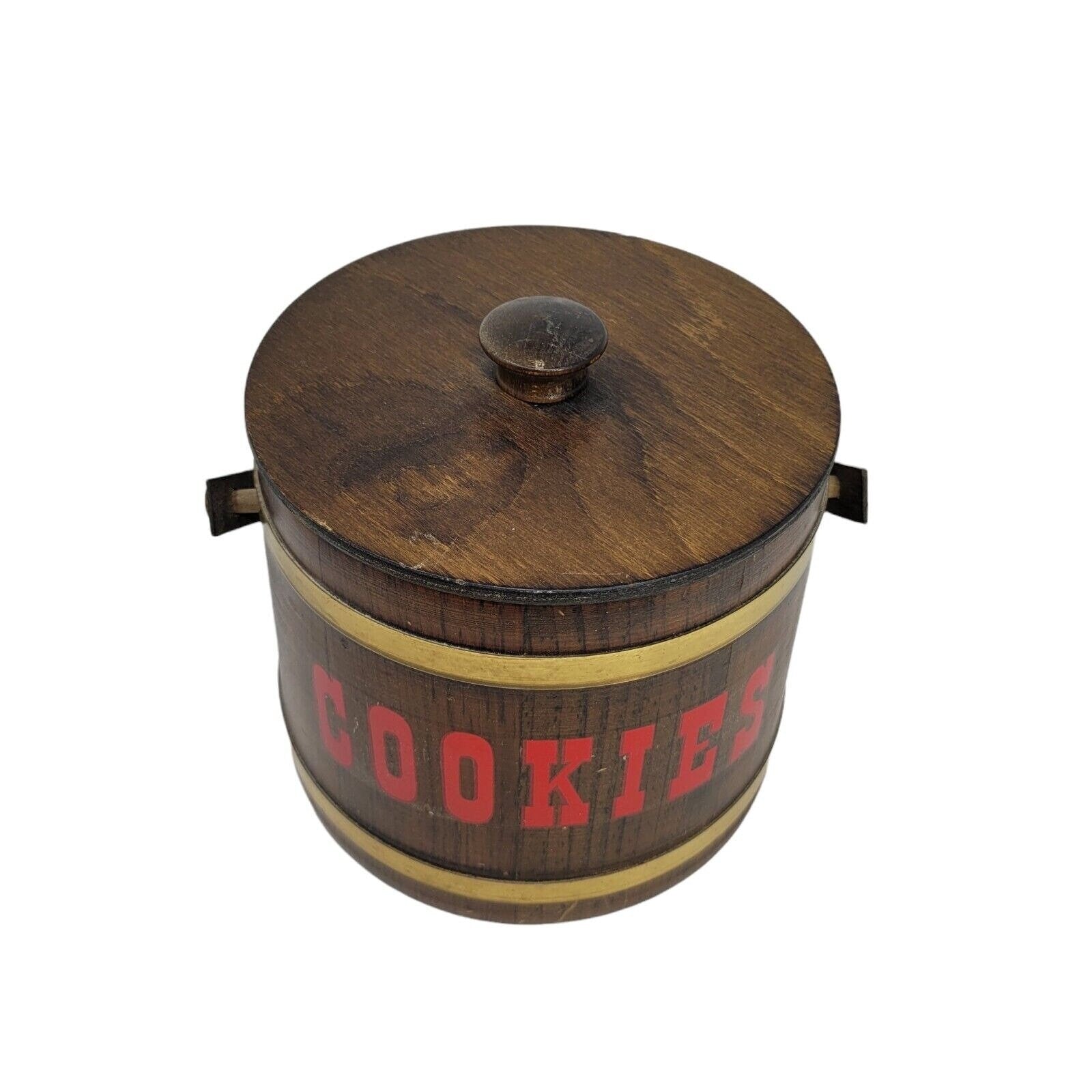 Personalized Wooden Barrel 1L 3L 5L With Lid for Honey, Cookie Jar