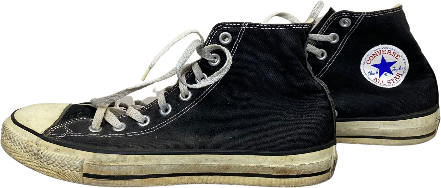 Vintage 90s Converse All Stars Made In Usa Chuck Taylor Black High