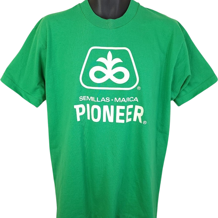 Pioneer Seeds T-Shirt Vintage 80s 90s Agriculture Semillas Marca