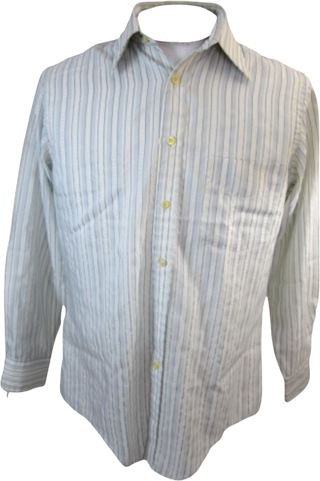 Jcpenney Satin Touch Vintage 70s Men Dress Shirt Long Sleeve 15