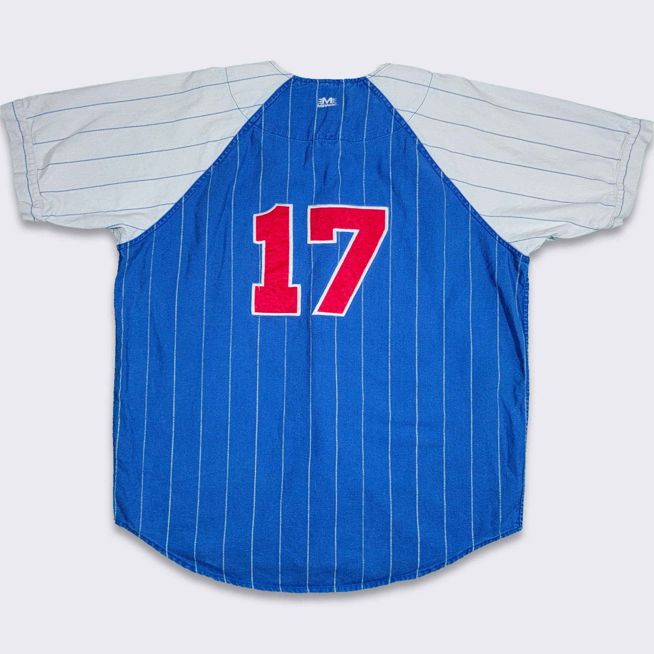 Chicago Cubs Vintage Mirage Mlb Baseball Jersey Stitched Logos Number