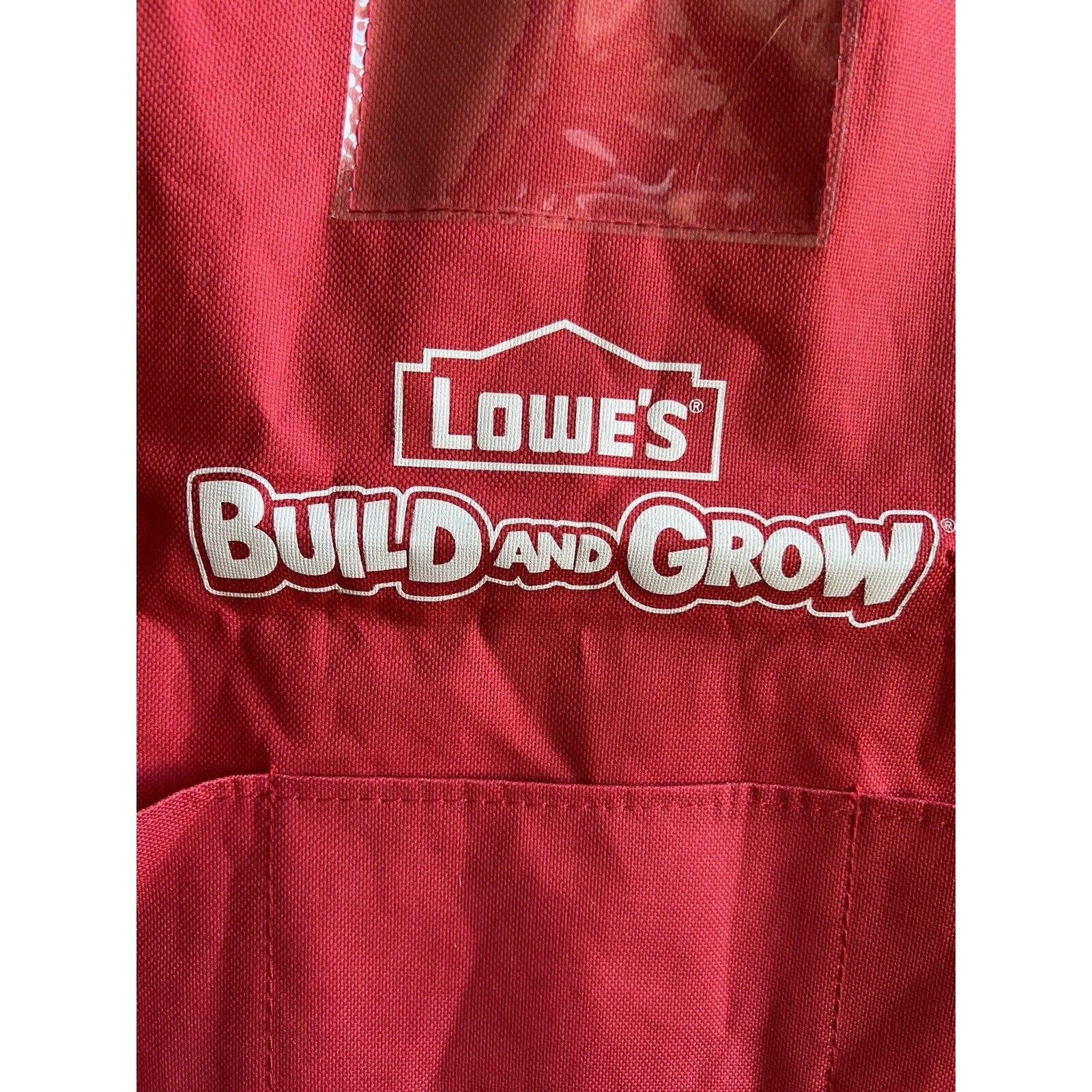 Vintage Lowes Kids Build and Grow Apron Patch by Lowe's Shop THRILLING