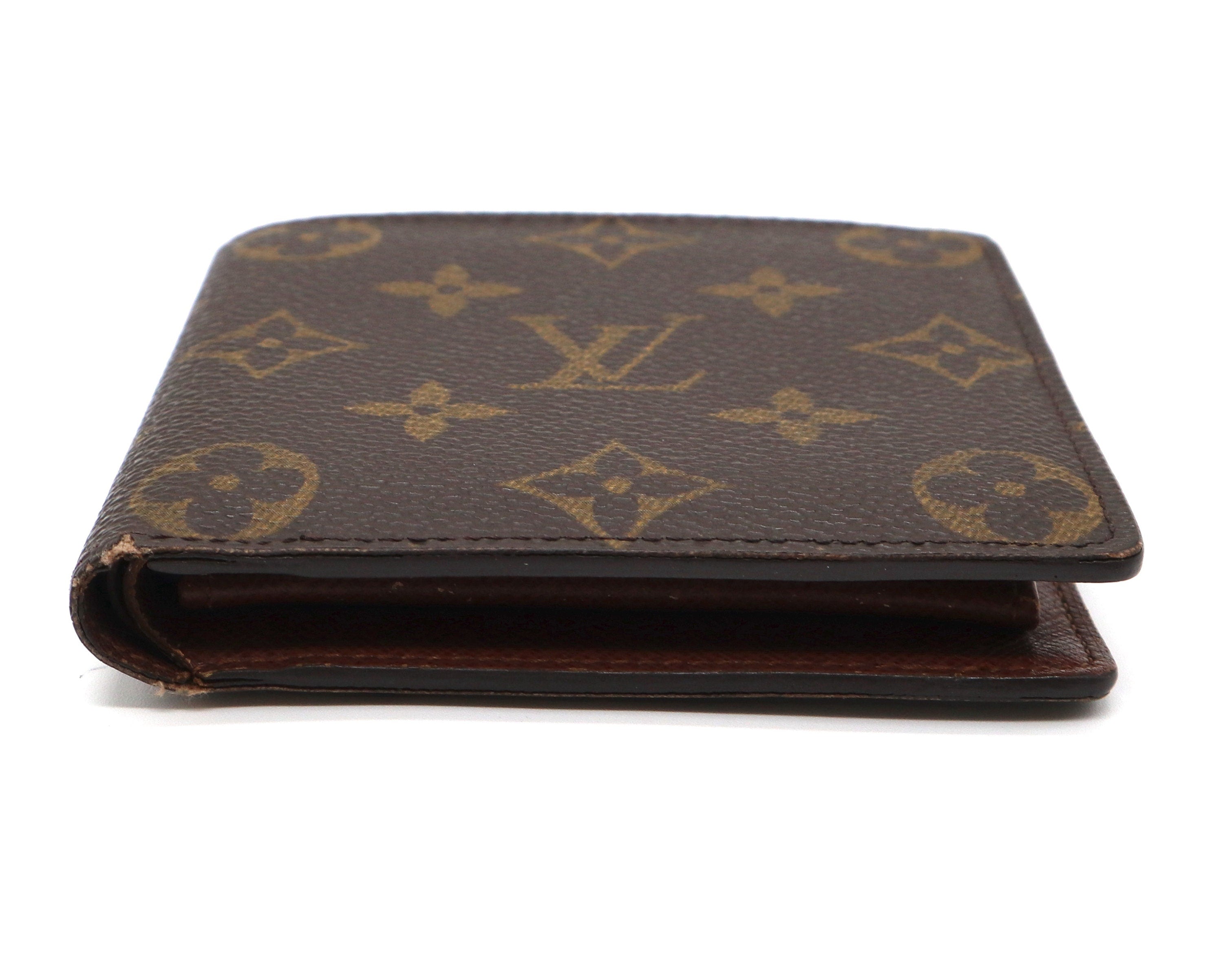 Louis Vuitton Monogram Discontinued Bifold Classic Bill Card 