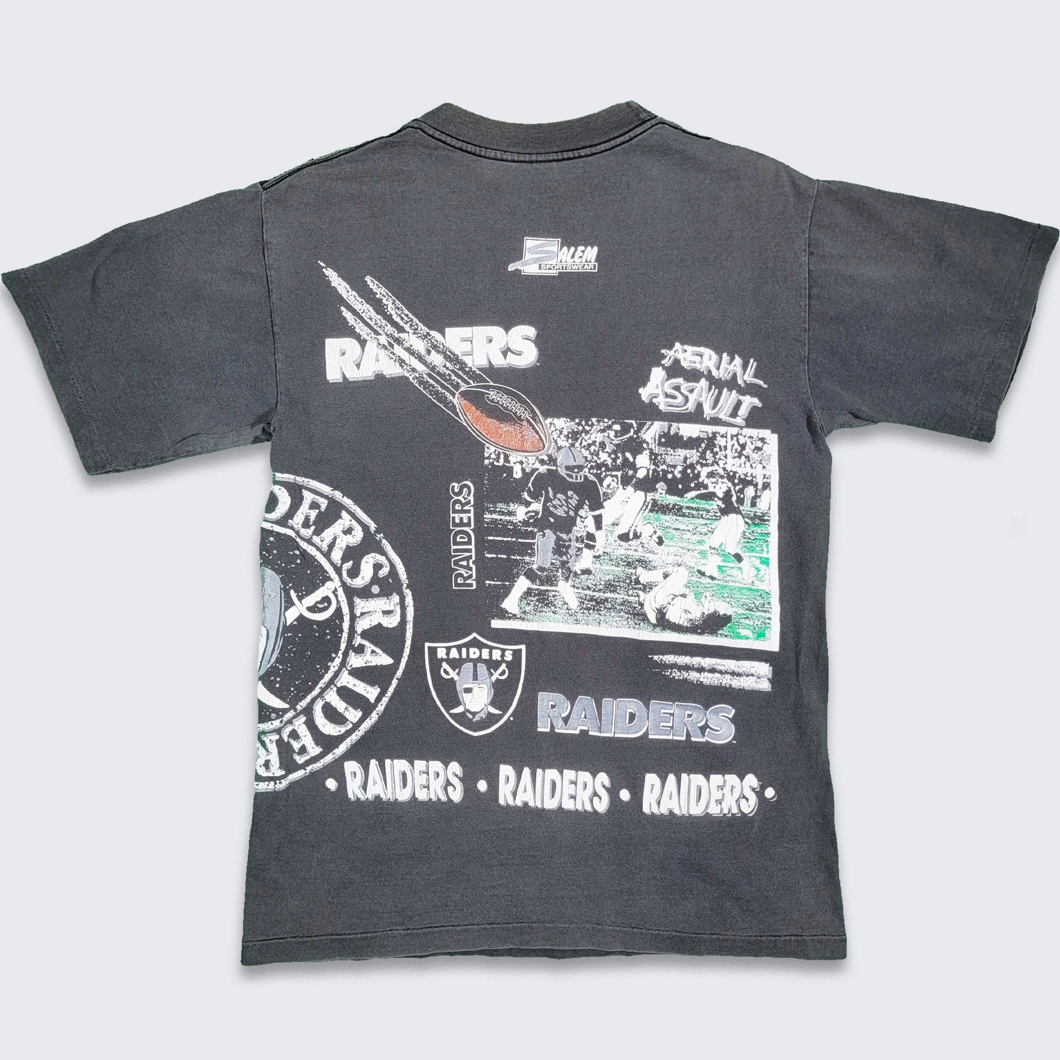 Los Angeles Raiders Vintage 90s Salem Sportswear T-Shirt - Size M