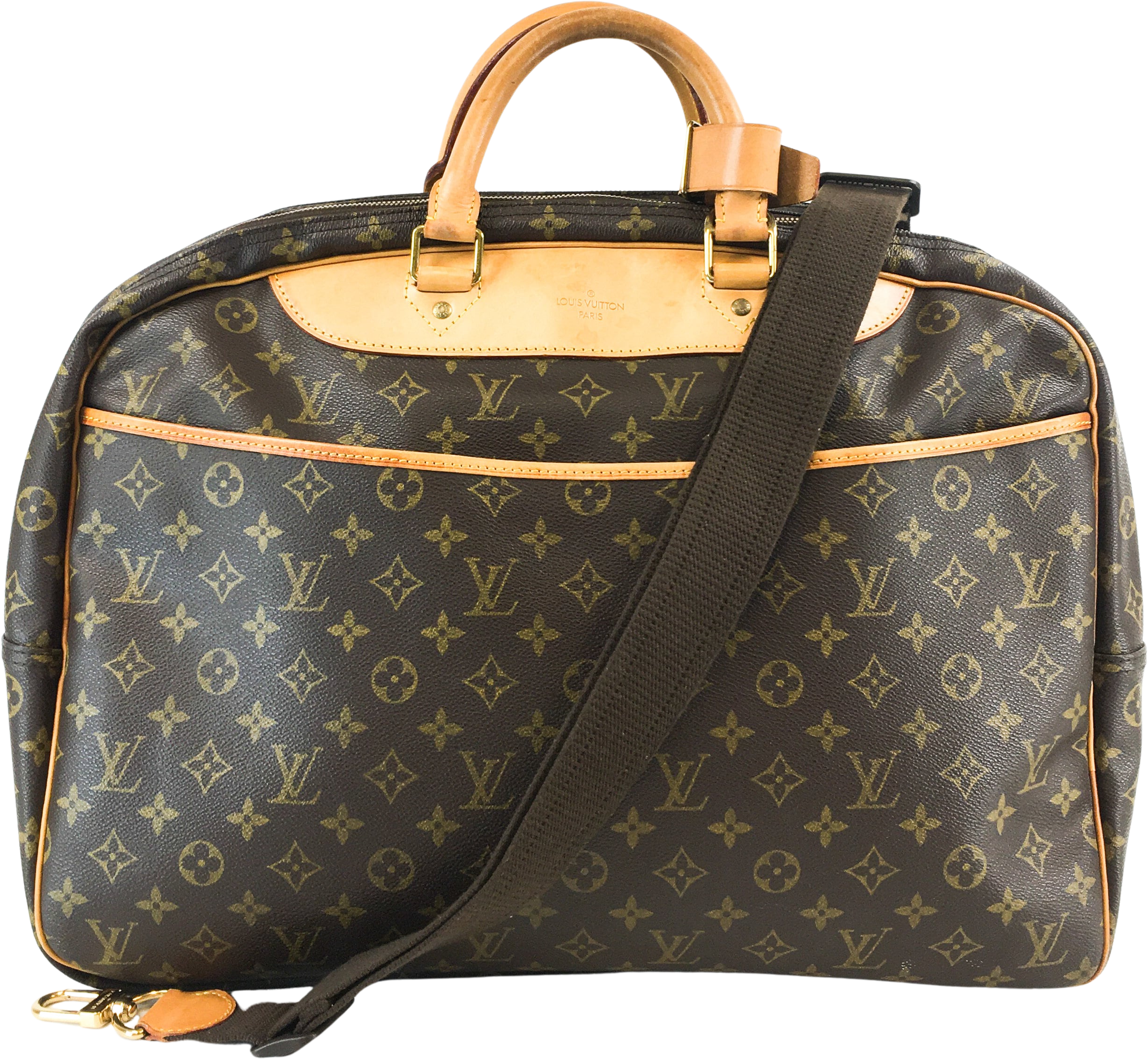 Louis Vuitton Paris Alize 24 Heures Brown Monogram Boston Duffel Travel Bag  18