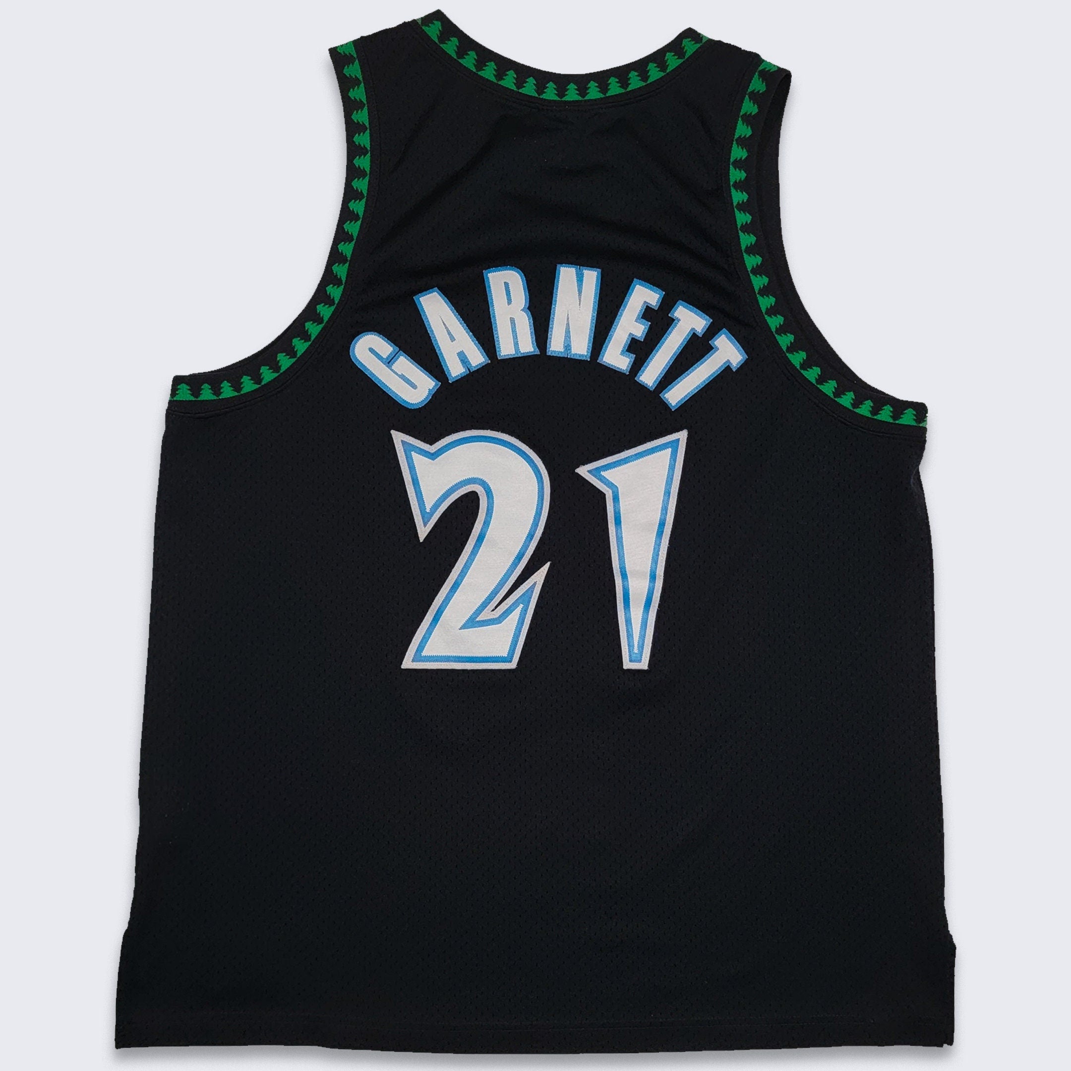 NeedfulThings416 Vintage Champion Minnesota Timberwolves NBA Kevin Garnett Sewn Basketball Jersey Adult Size 52 XL