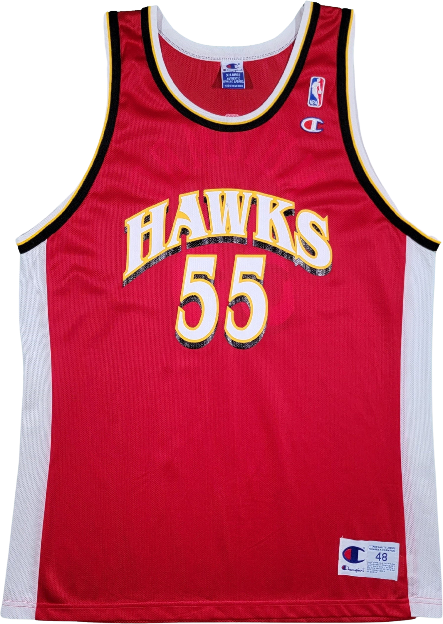 Atlanta Hawks Jersey - 55 Dikembe Mutombo