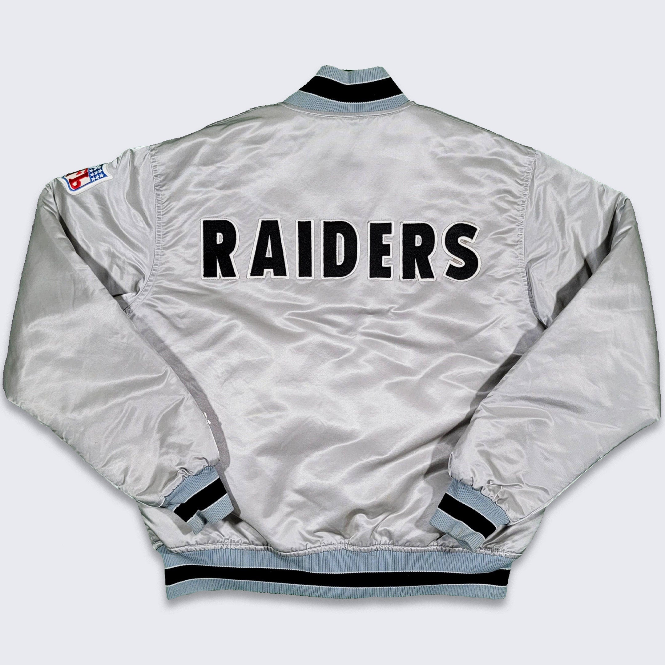 Vintage Oakland Raiders Bomber Jacket Made Usa Size Xtra Large 