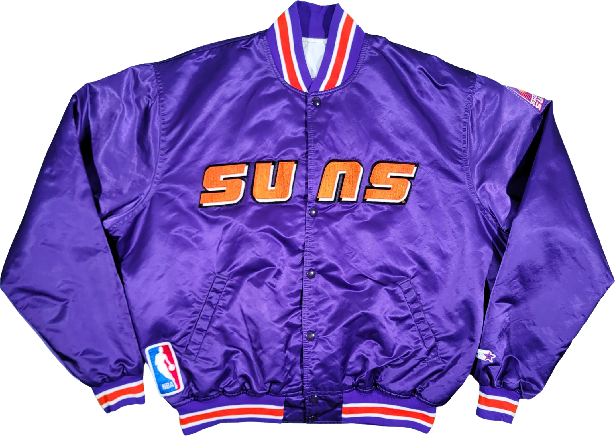 Vintage Phoenix Suns jacket I found for $7 . This was such a great