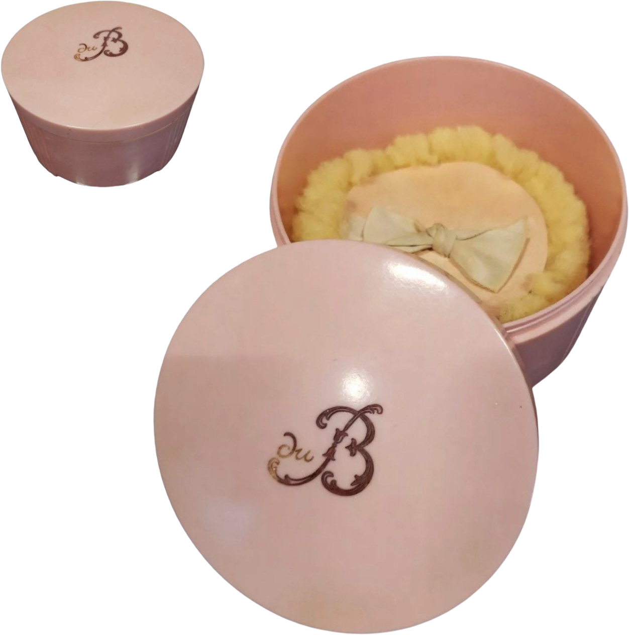 Vintage30s Extra Large Art Deco Du Barry by Richard Hudnut Footed Bod