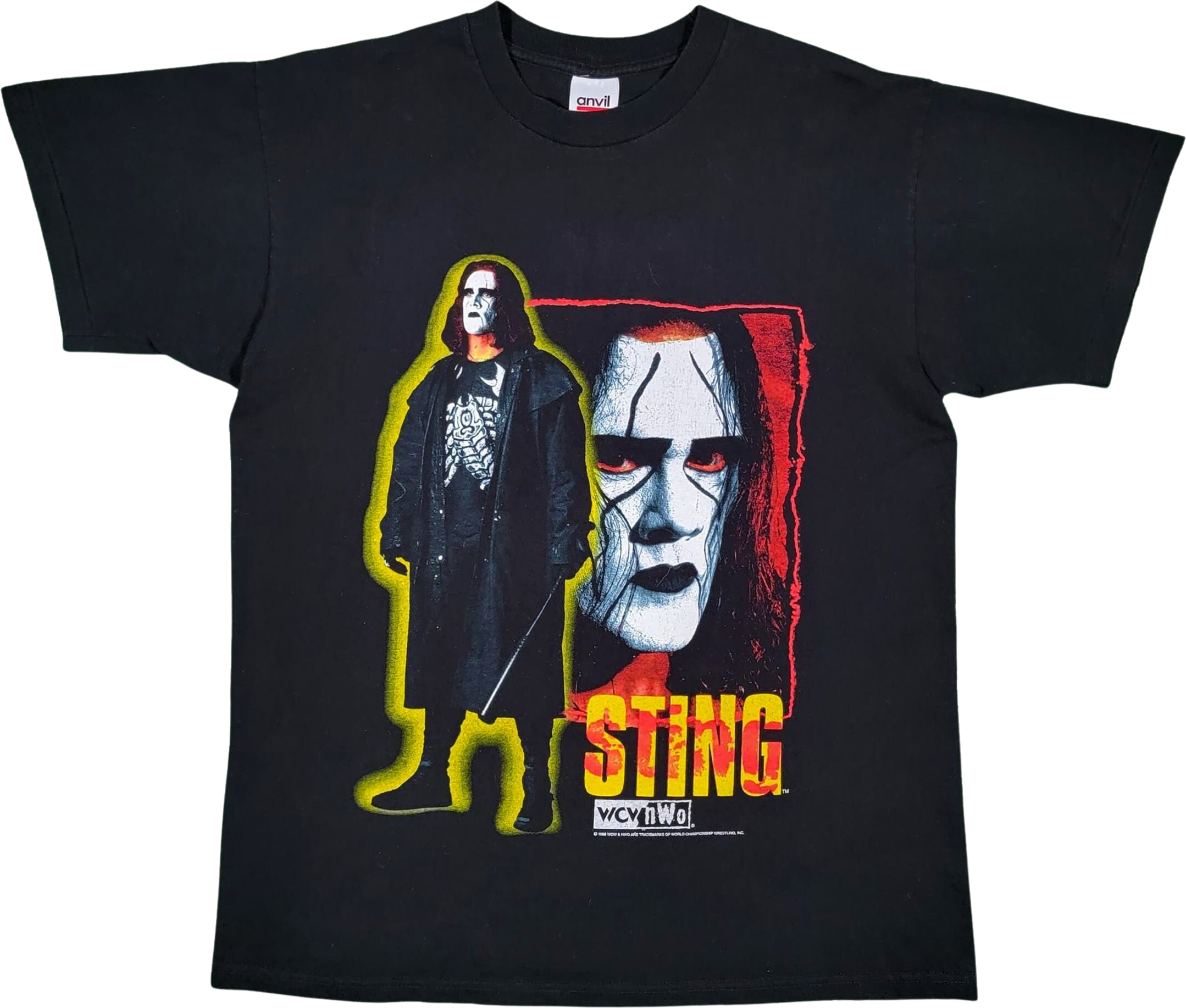 Sting Vintage 90s Wcw Nwo Wwf Wrestling T-Shirt - Size L | Shop