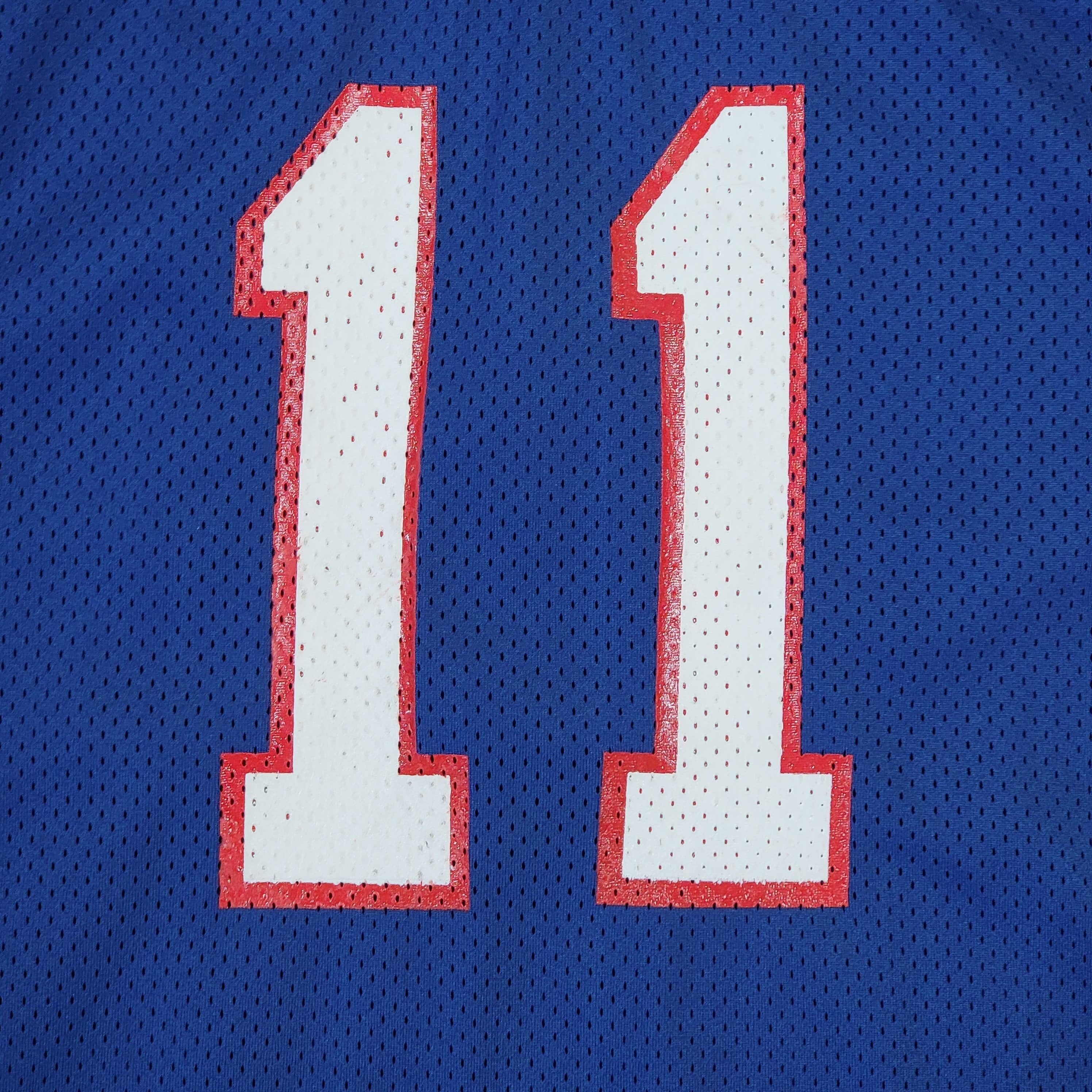 Men's Phil Simms New York Giants No.11 Authentic Throwback