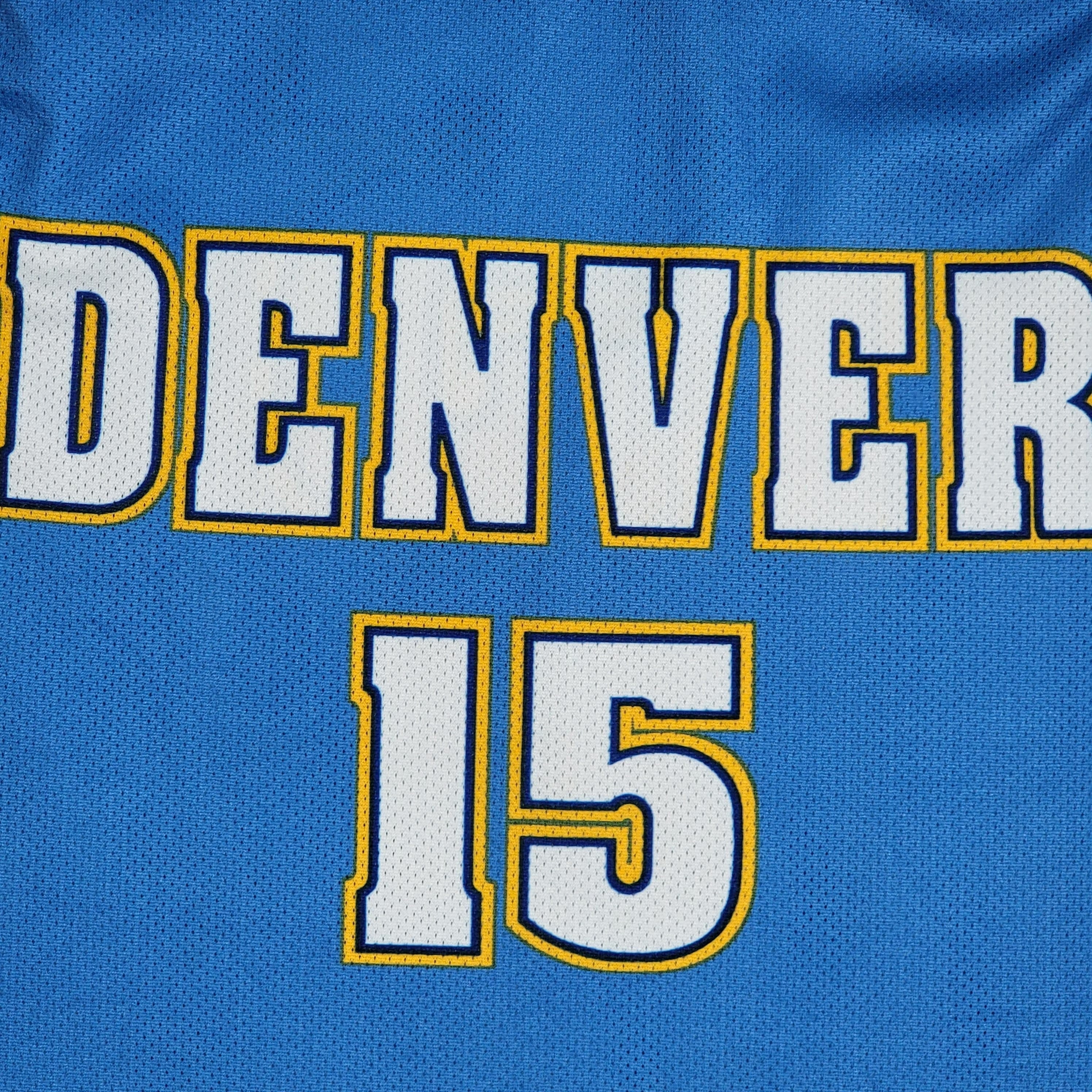 Denver Nuggets Anthony jersey. Blue & gold Youth S