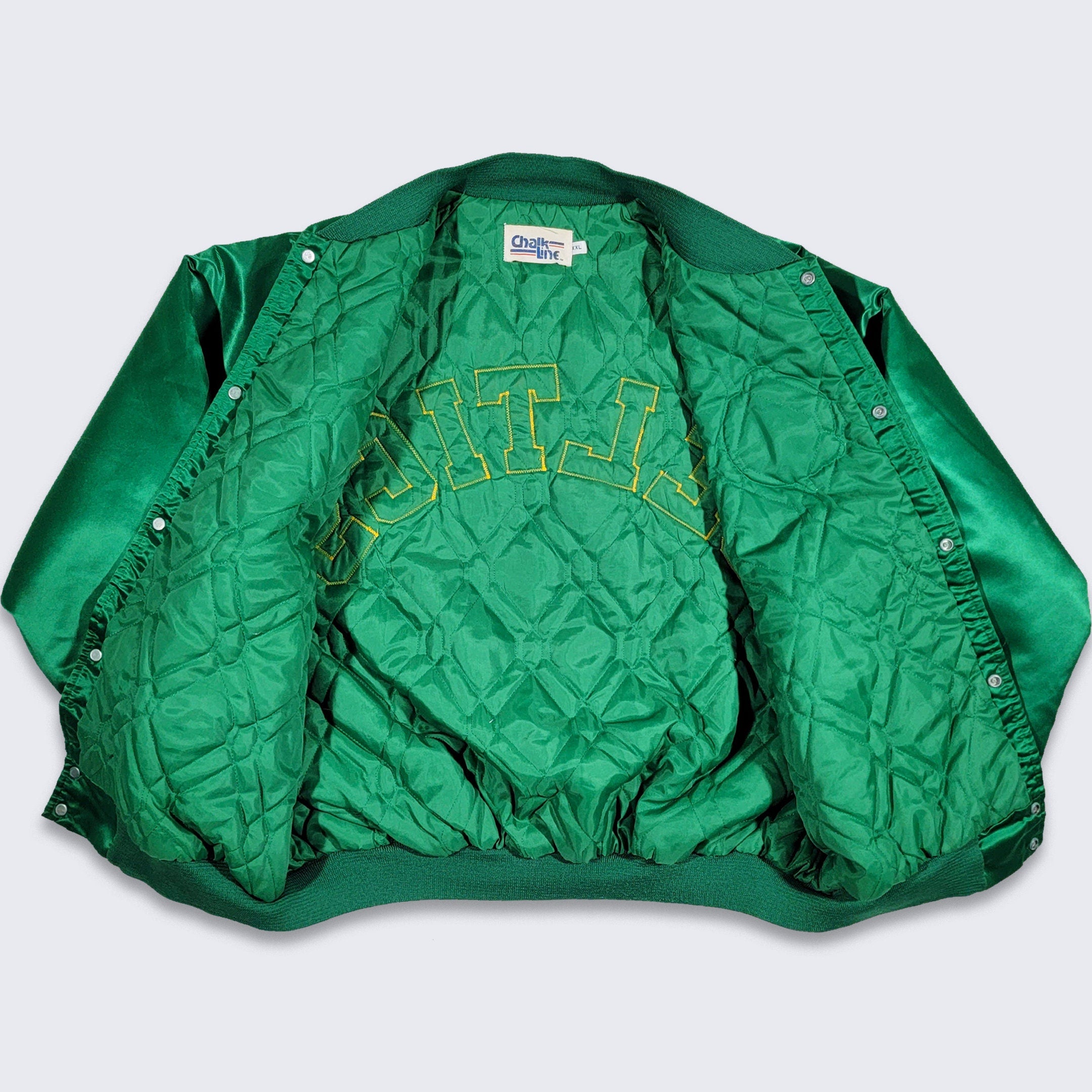 Boston Celtics Vintage 90s Starter Windbreaker Jacket - NBA Basketball  Green & Black Coat - Very Rare - Size Men's Medium -Free SHIPPING