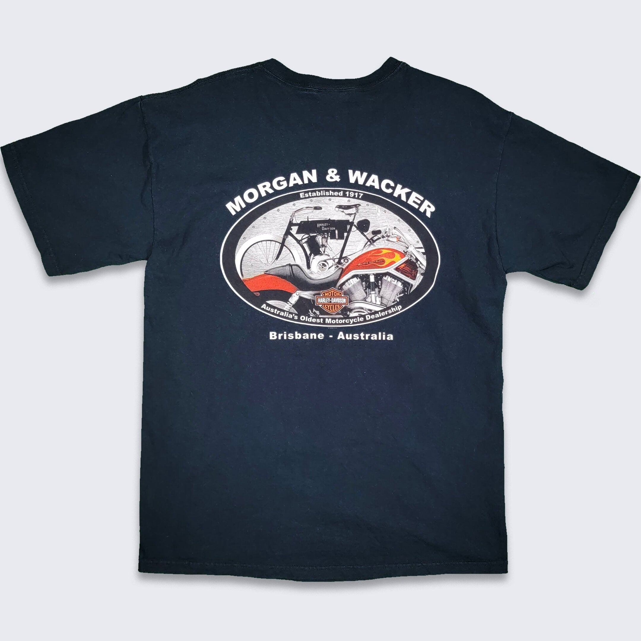 Addiction: Chop Shop Motorcycle Men's T-Shirt Perth