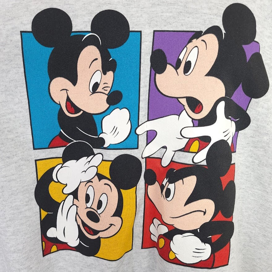 Mickey Mouse Sweatshirt Vintage 80s 90s Disney Designs Made In Usa