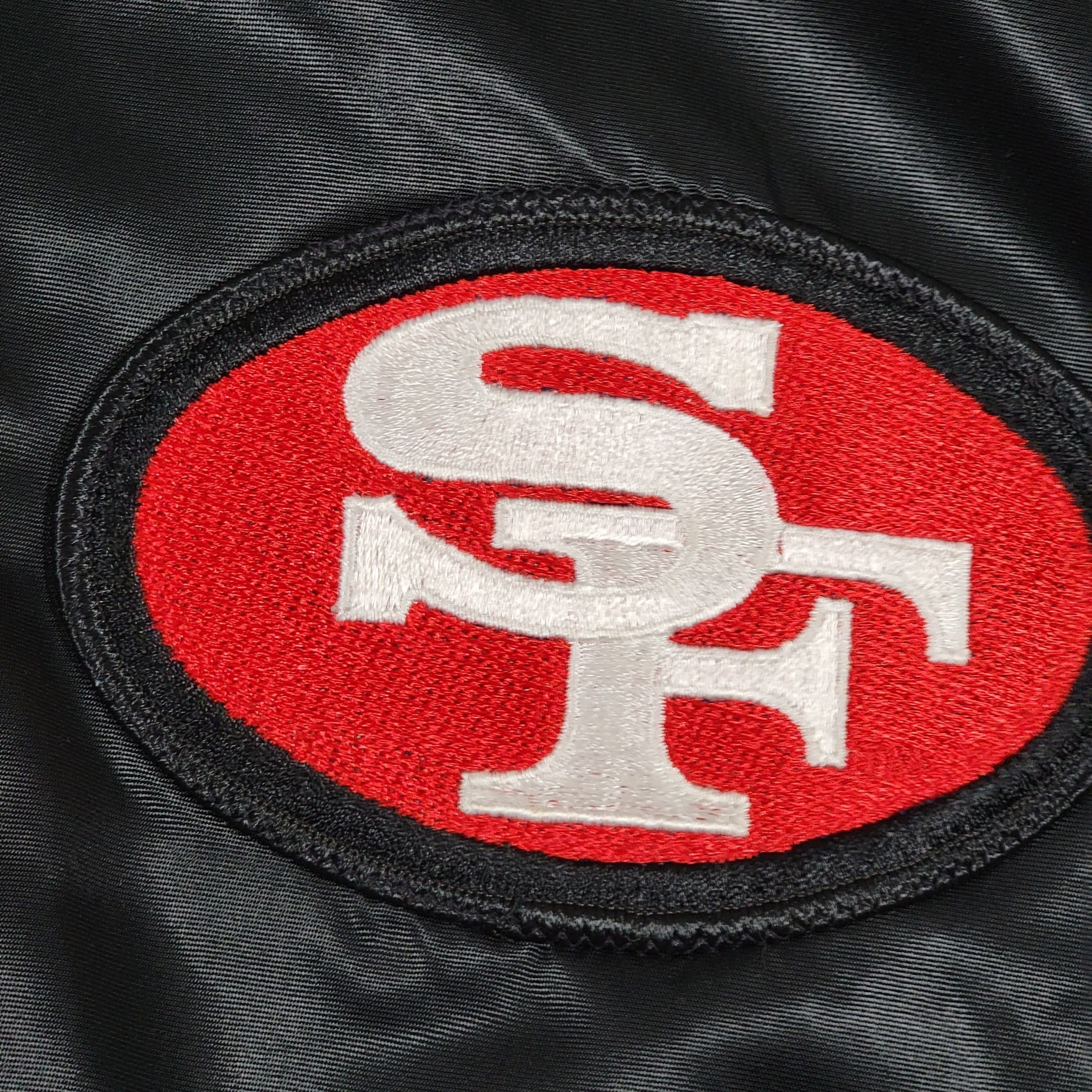 STARTER, Jackets & Coats, Vintage San Francisco 49ers Black Satin Starter  Jacket Size Medium Nfl Football