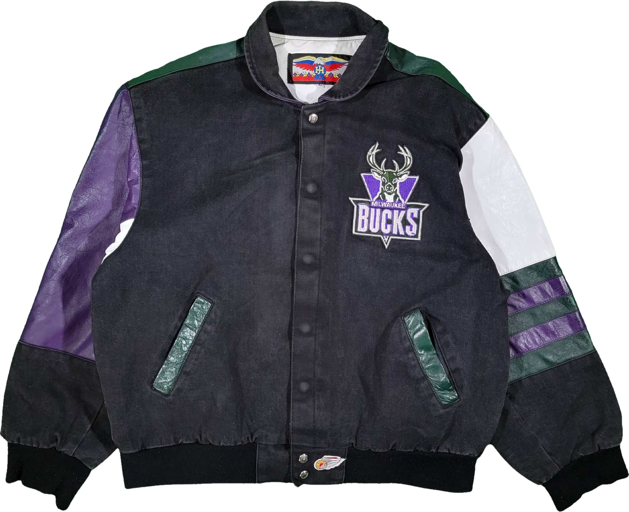 Vintage Milwaukee Bucks Jacket Mens Large Purple 90S NBA Basketball Starter  Coat