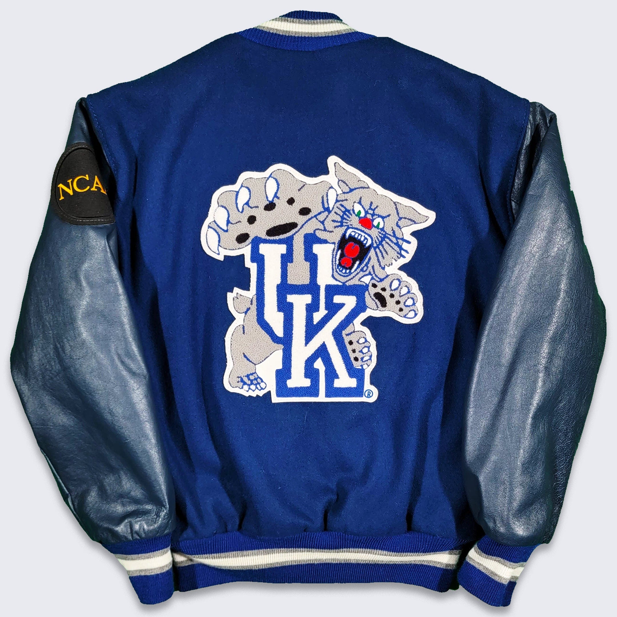 Kentucky Wildcats Vintage Delong Varsity Jacket Ncaa Football Uk