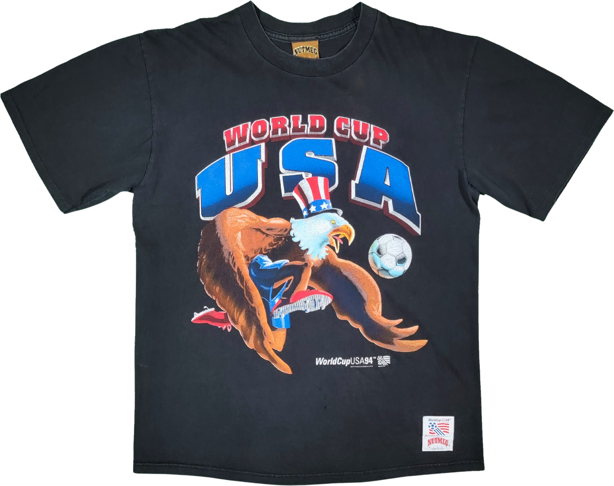 Vintage USA Soccer Logo World Cup 2022 Shirt - Ink In Action