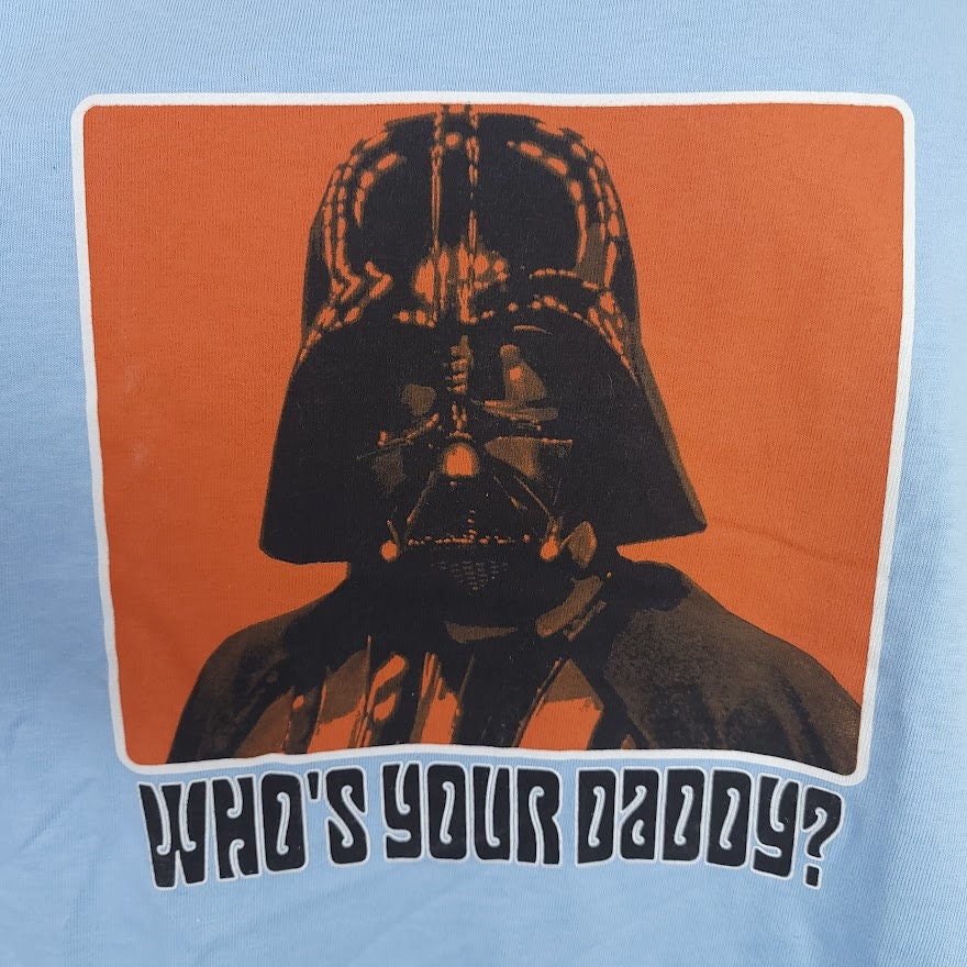 Star Wars T-Shirt Vintage 00s Darth Vader Whos Your Daddy Mens Size La