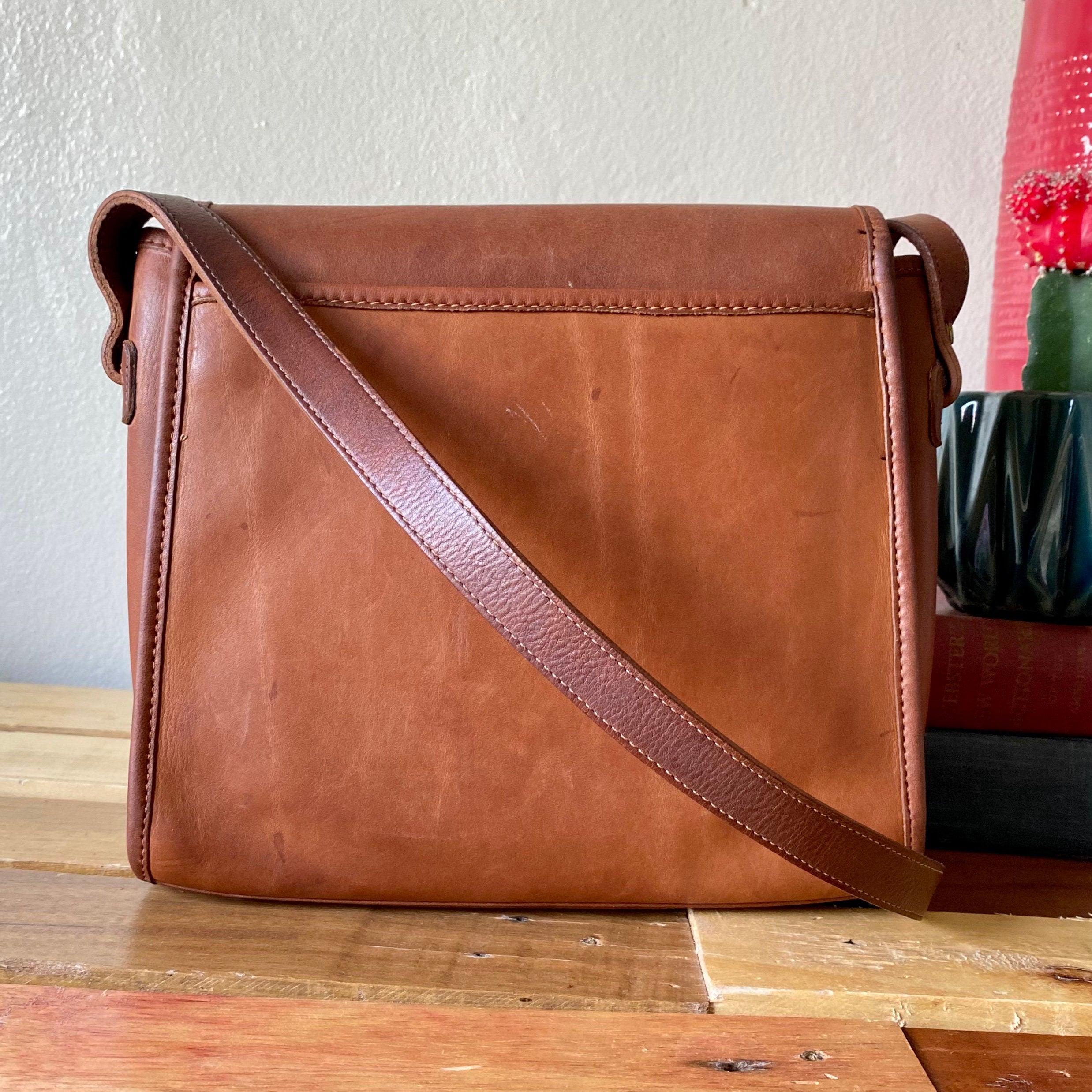 90s brown Mulberry crossbody bag Made in England, retroiscooler